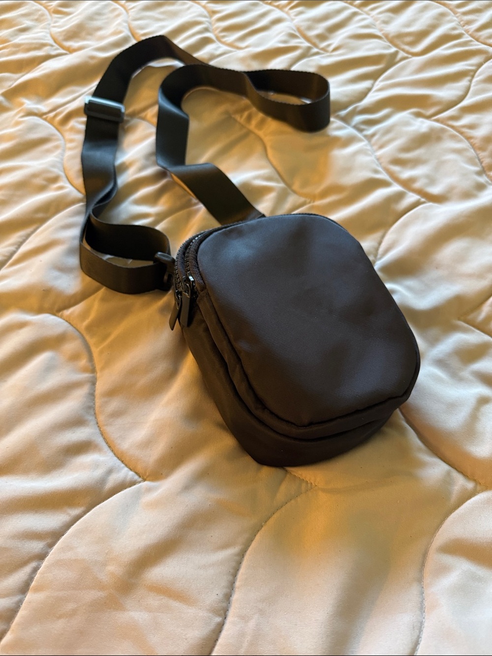 Black Crossbody Sling Bag - Unbranded